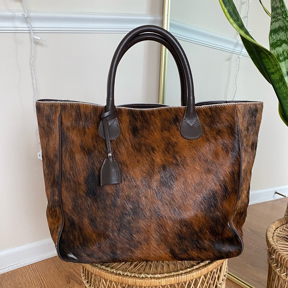 Mark & Graham Brown and Black Tote